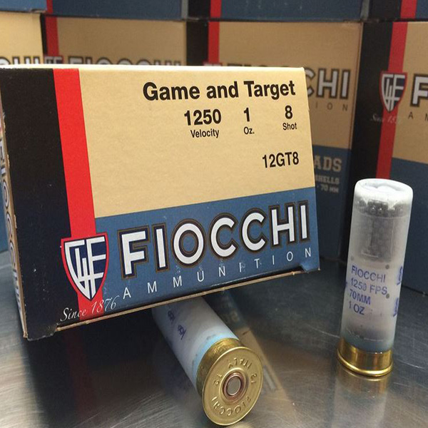 Fiocchi Game & Target 12 ga #8 1 oz 12GT8 25 rnd/box